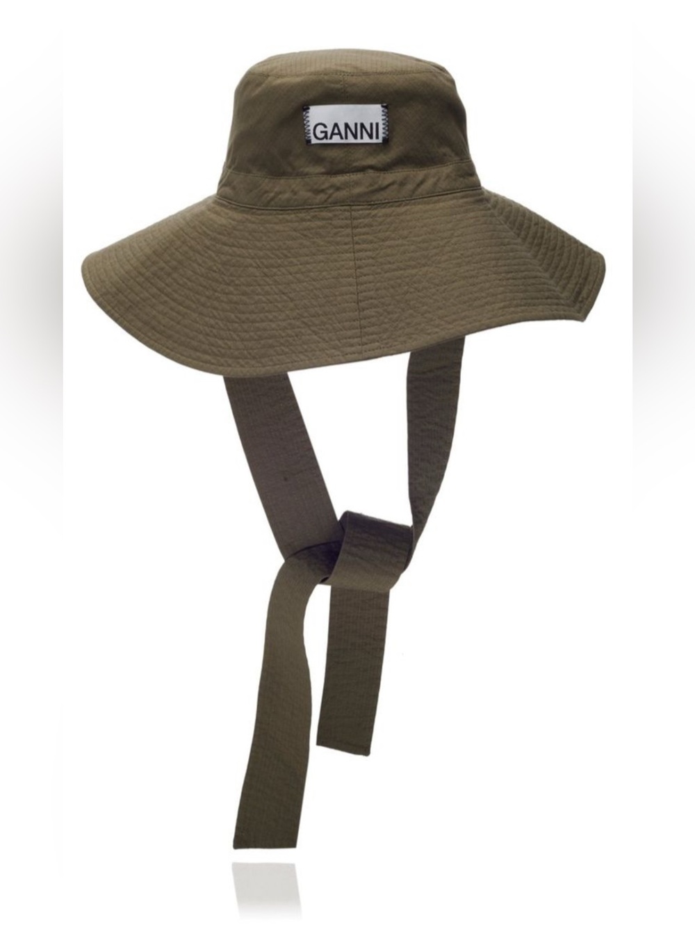 Ganni Wide Brim Bucket Hat